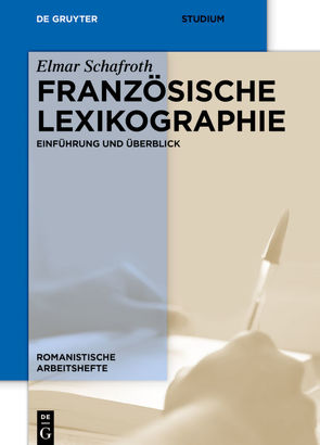 Französische Lexikographie von Schafroth,  Elmar