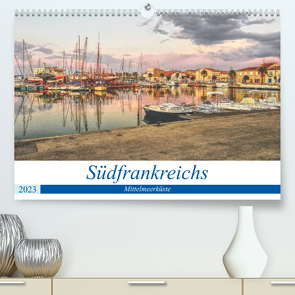 Französische Mittelmeerküste (Premium, hochwertiger DIN A2 Wandkalender 2023, Kunstdruck in Hochglanz) von ruush,  edition
