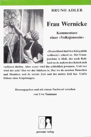 Frau Wernicke von Adler,  Bruno, Naumann,  Uwe