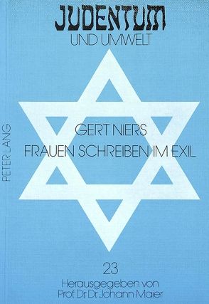 Frauen schreiben im Exil von Niers,  Gert, RASHI-Association