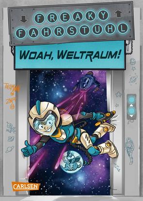 Freaky Fahrstuhl 2: Woah, Weltraum! von Tielmann,  Christian, Zapf