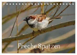 Freche Spatzen (Tischkalender 2024 DIN A5 quer), CALVENDO Monatskalender von Kattobello,  Kattobello