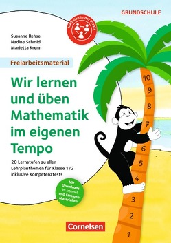 Freiarbeitsmaterial für die Grundschule – Mathematik – Klasse 1/2 von Krenn,  Marietta, Rehse,  Susanne, Schmid,  Nadine