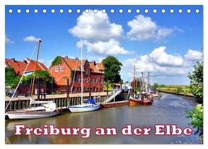 Freiburg an der Elbe (Tischkalender 2024 DIN A5 quer), CALVENDO Monatskalender von von Loewis of Menar,  Henning