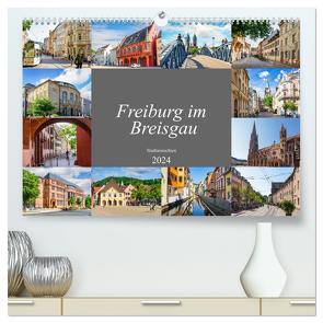 Freiburg im Breisgau Impressionen (hochwertiger Premium Wandkalender 2024 DIN A2 quer), Kunstdruck in Hochglanz von Meutzner,  Dirk