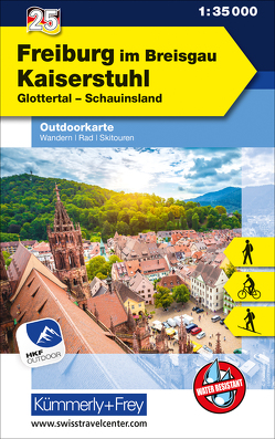 Freiburg im Breisgau Kaiserstuhl Nr. 25 Outdoorkarte Deutschland 1:35 000