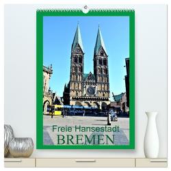 Freie Hansestadt BREMEN (hochwertiger Premium Wandkalender 2024 DIN A2 hoch), Kunstdruck in Hochglanz von Klünder,  Günther