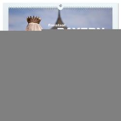 Freistaat Bayern (hochwertiger Premium Wandkalender 2024 DIN A2 quer), Kunstdruck in Hochglanz von Schickert,  Peter