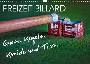 Freizeit Billard – Queue, Kugeln, Kreide und Tisch (Wandkalender 2023 DIN A3 quer) von Voßen - Herzog von Laar am Rhein,  W.W.
