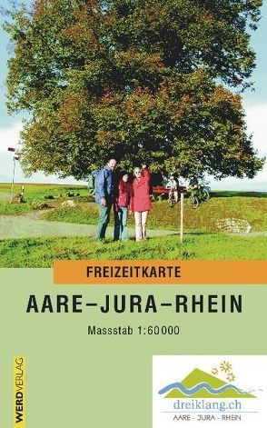 Freizeitkarte Aare – Jura – Rhein von dreiklang.ch