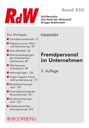 Fremdpersonal im Unternehmen von Hamann,  Wolfgang