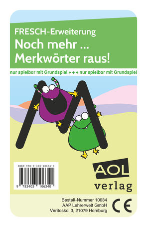 FRESCH-Erweiterung: Noch mehr… Merkwörter raus! von Zimmermann,  Corinne