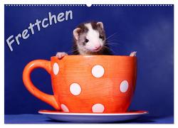 Frettchen – Ferrets (Wandkalender 2024 DIN A2 quer), CALVENDO Monatskalender von Hutfluss,  Jeanette