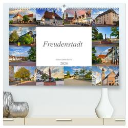 Freudenstadt Stadtansichten (hochwertiger Premium Wandkalender 2024 DIN A2 quer), Kunstdruck in Hochglanz von Meutzner,  Dirk
