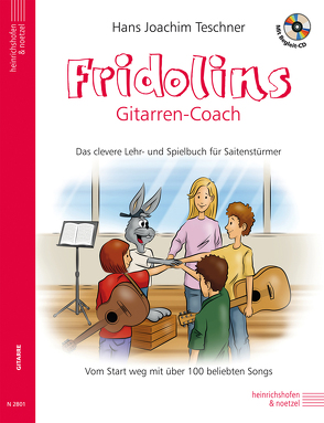 Fridolins Gitarrencoach mit CD von Teschner,  Hans Joachim