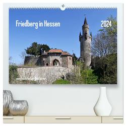 Friedberg in Hessen vom Frankfurter Taxifahrer (hochwertiger Premium Wandkalender 2024 DIN A2 quer), Kunstdruck in Hochglanz von Bodenstaff,  Petrus
