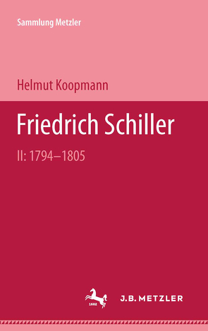 Friedrich Schiller II: 1794-1805 von Koopmann,  Helmut