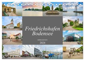 Friedrichshafen Impressionen (Tischkalender 2024 DIN A5 quer), CALVENDO Monatskalender von Meutzner,  Dirk