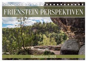 Frienstein Perspektiven – Elbsandstein (Tischkalender 2024 DIN A5 quer), CALVENDO Monatskalender von Walther,  Kevin