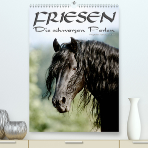 Friesen – die schwarzen Perlen (Premium, hochwertiger DIN A2 Wandkalender 2022, Kunstdruck in Hochglanz) von Dünisch - www.Ramona-Duenisch.de,  Ramona