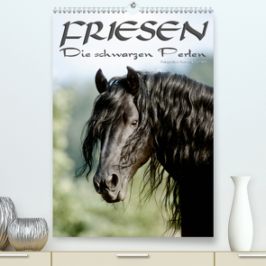 Friesen – die schwarzen Perlen (Premium, hochwertiger DIN A2 Wandkalender 2020, Kunstdruck in Hochglanz) von Dünisch - www.Ramona-Duenisch.de,  Ramona