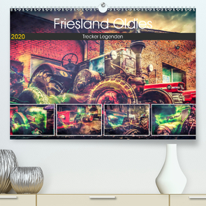 Friesland Oldies – Trecker Legenden (Premium, hochwertiger DIN A2 Wandkalender 2020, Kunstdruck in Hochglanz) von Lichtwerfer