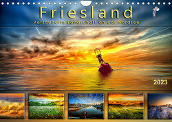 Friesland, verzauberte Landschaft an der Nordsee (Wandkalender 2023 DIN A4 quer) von Roder,  Peter