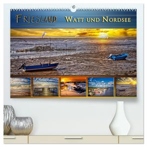 Friesland – Watt und Nordsee (hochwertiger Premium Wandkalender 2024 DIN A2 quer), Kunstdruck in Hochglanz von Roder,  Peter