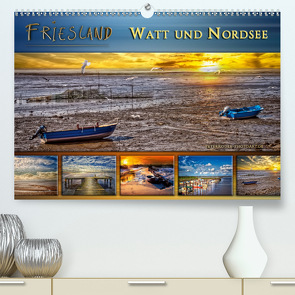 Friesland – Watt und Nordsee (Premium, hochwertiger DIN A2 Wandkalender 2021, Kunstdruck in Hochglanz) von Roder,  Peter
