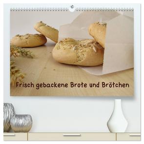 Frisch gebackene Brote und Brötchen (hochwertiger Premium Wandkalender 2024 DIN A2 quer), Kunstdruck in Hochglanz von Rau,  Heike