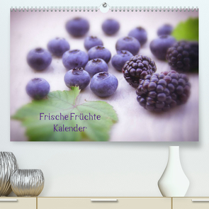 Frische Früchte Kalender (Premium, hochwertiger DIN A2 Wandkalender 2022, Kunstdruck in Hochglanz) von Riedel,  Tanja