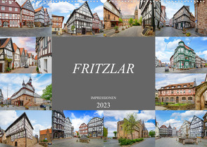 Fritzlar Impressionen (Wandkalender 2023 DIN A2 quer) von Meutzner,  Dirk