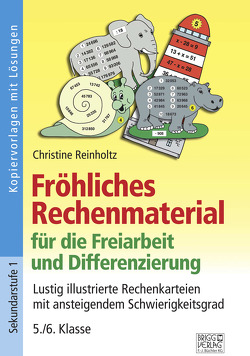 Fröhliches Rechenmaterial für die Freiarbeit und Differenzierung von Reinholtz,  Christine