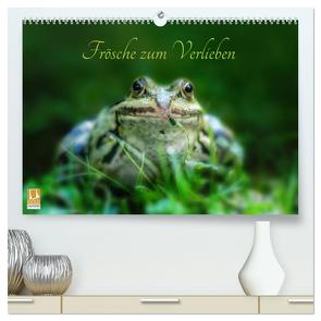 Frösche zum Verlieben (hochwertiger Premium Wandkalender 2024 DIN A2 quer), Kunstdruck in Hochglanz von Gawlik,  Kathrin