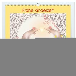 Frohe Kinderzeit (hochwertiger Premium Wandkalender 2024 DIN A2 quer), Kunstdruck in Hochglanz von Bonheur18,  Bonheur18