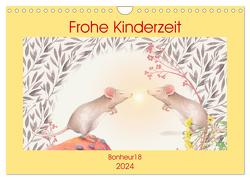 Frohe Kinderzeit (Wandkalender 2024 DIN A4 quer), CALVENDO Monatskalender von Bonheur18,  Bonheur18