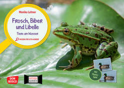 Frosch, Biber und Libelle. Tiere am Wasser. Kamishibai Bildkarten und Memo-Spiel von Lehner,  Monika