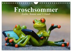 Froschsommer. Liebe, Sonne und Urlaub (Wandkalender 2024 DIN A4 quer), CALVENDO Monatskalender von Stanzer,  Elisabeth