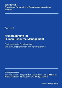 Früherkennung im Human Resource Management von Hauff,  Sven