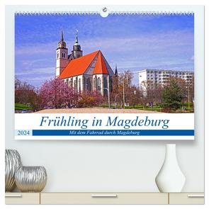Frühling in Magdeburg (hochwertiger Premium Wandkalender 2024 DIN A2 quer), Kunstdruck in Hochglanz von Bussenius,  Beate
