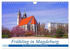 Frühling in Magdeburg (Wandkalender 2024 DIN A4 quer), CALVENDO Monatskalender von Bussenius,  Beate