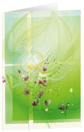 Frühlingsbote – Kunst-Faltkarten ohne Text (5 Stück) von Münch,  Eberhard
