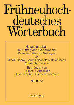 Frühneuhochdeutsches Wörterbuch / mat − ozzek von Reichmann,  Oskar