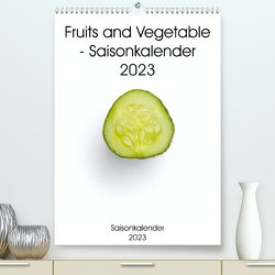 Fruits and Vegetable – Saisonkalender 2023 (Premium, hochwertiger DIN A2 Wandkalender 2023, Kunstdruck in Hochglanz) von Same