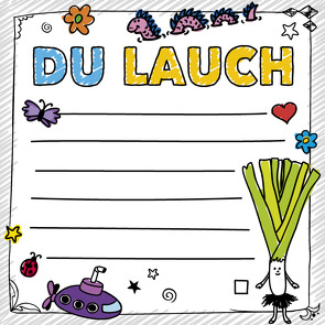 FUCK: Du Lauch – Klebezettel von Riva Verlag