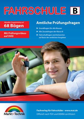 Führerschein Fragebogen Klasse B – Auto Theorieprüfung original amtlicher Fragenkatalog auf 68 Bögen