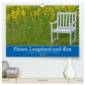 Fünen, Langeland und Ærø – Unterwegs auf der „Herrenhausroute“ in Dänemark (hochwertiger Premium Wandkalender 2024 DIN A2 quer), Kunstdruck in Hochglanz von Pantke,  Reinhard