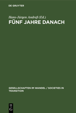 Fünf Jahre danach von Andreß,  Hans-Jürgen