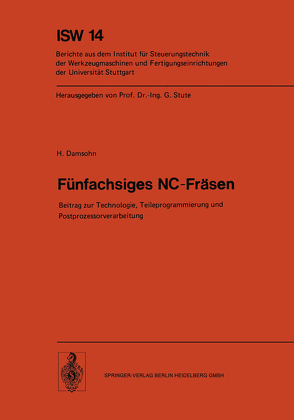 Fünfachsiges NC-Fräsen von Damsohn,  H.