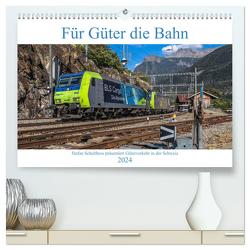 Für Güter die Bahn (hochwertiger Premium Wandkalender 2024 DIN A2 quer), Kunstdruck in Hochglanz von Schulthess,  Stefan
